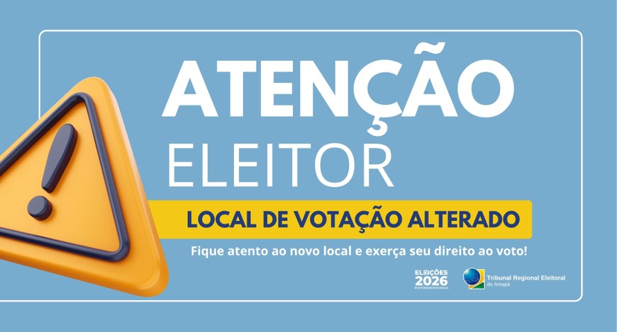 Para evitar deslocamentos desnecessários no dia da votação, a Justiça Eleitoral orienta os eleit...