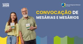 Carta de convocação informa função a ser desempenhada, além de data e local da eleição e do trei...