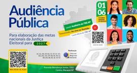 A iniciativa será realizada no dia 1º de junho, às 15h, no auditório do TRE-AP, com transmissão ...