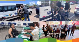 As equipes transportaram os eleitores até seus respectivos locais de votação e garantiram o reto...