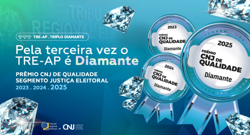 O reconhecimento consolida o TRE-AP entre os Tribunais Regionais Eleitorais mais eficientes do p...