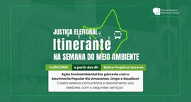 Durante a ação, haverá coleta seletiva comunitária e atendimento ao eleitorado