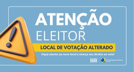 Cinco seções eleitorais foram transferidas para a Escola Municipal Eliana Flexa Vilhena.