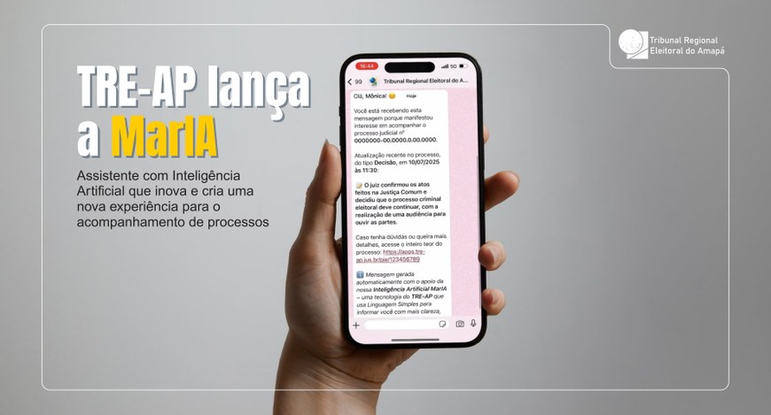 Desenvolvida com base em Linguagem Simples, a MarIA traduz decisões e informações jurídicas em m...