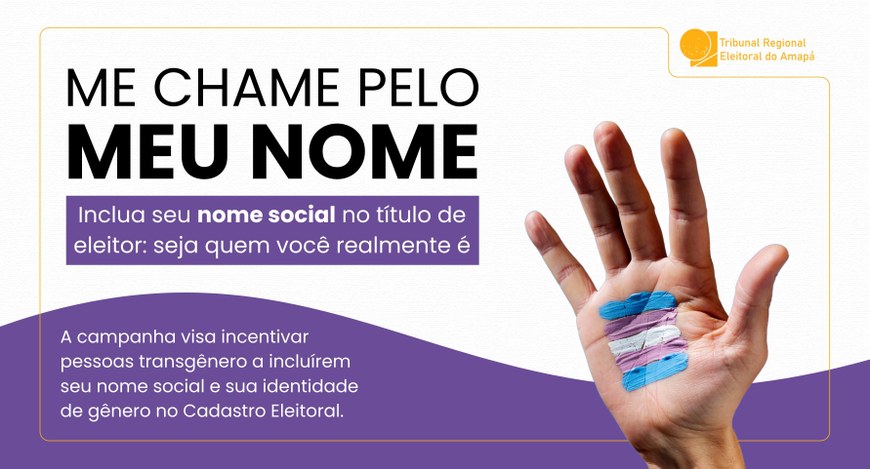 Os eleitores podem solicitar mudança no nome social e identidade de gênero