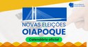 CALENDÁRIO OFICIAL - NOVAS ELEIÇÕES NO MUNICÍPIO DE OIAPOQUE