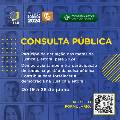 imagem de background - Pesquisa Metas da Justiça Eleitoral para 2024