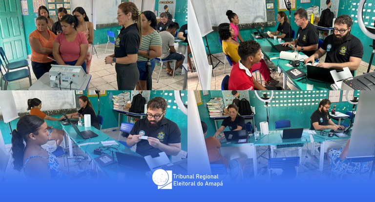10ª Zona Eleitoral encerra atendimentos itinerantes no município de Cutias do Araguari e comunid...
