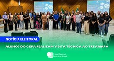 Alunos do CEPA realizam visita técnica ao TRE Amapá