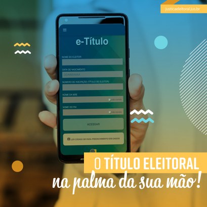 O aplicativo da Justiça Eleitoral substitui a versão em papel do título de eleitor e está dispon...