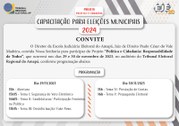 As palestras do Projeto Política e Cidadania são gratuitas e abertas ao público