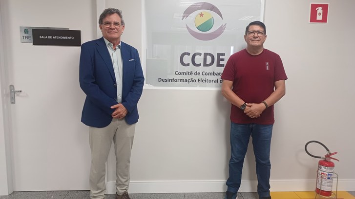 Chefe do Núcleo de Segurança do TRE-AP visita Diretor-geral do TRE-AC Chefe do Núcleo de Segurança do TRE-AP visita Diretor-geral do TRE-AC