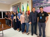 Participaram da reunião os chefes dos cartórios dos municípios de Macapá, Santana, Mazagão, Lara...