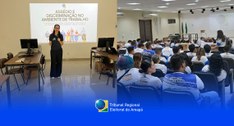 Combate ao assédio: TRE Amapá promove palestra durante treinamento do NAT