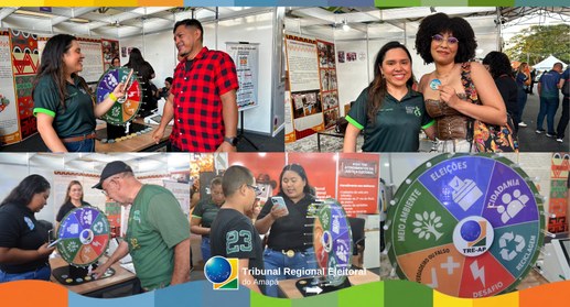 Comissão de Sustentabilidade do TRE Amapá está na Expofeira 2026