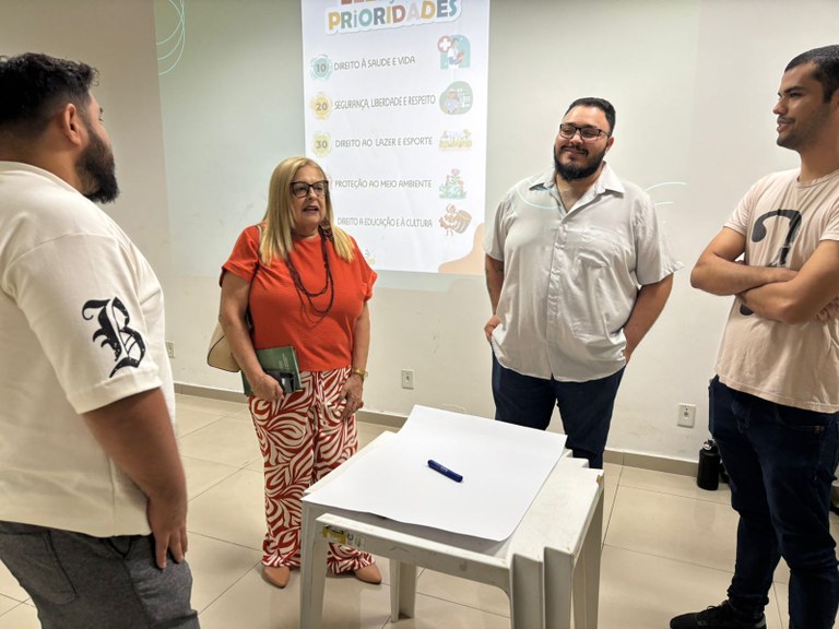 EJE-AP realiza oficina do Projeto Protagonismo Estudantil