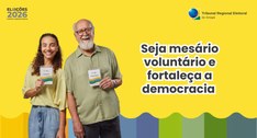 Eleições 2026: seja mesário voluntário e fortaleça a democracia