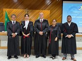 A despedida aconteceu durante 10° Sessão Administrativa do TRE-AP