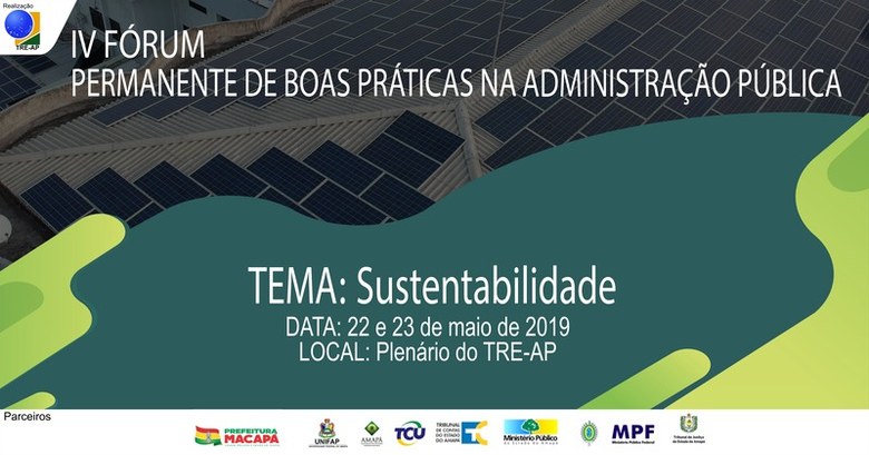 O evento tem o tema “Sustentabilidade” visando estimular a implementação de boas práticas na adm...