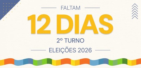 #PraTodosVerem: banner contagem regressiva TSE