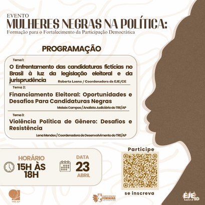 Fortalecimento da participação política: TRE Amapá promove formação sobre mulheres negras na pol...