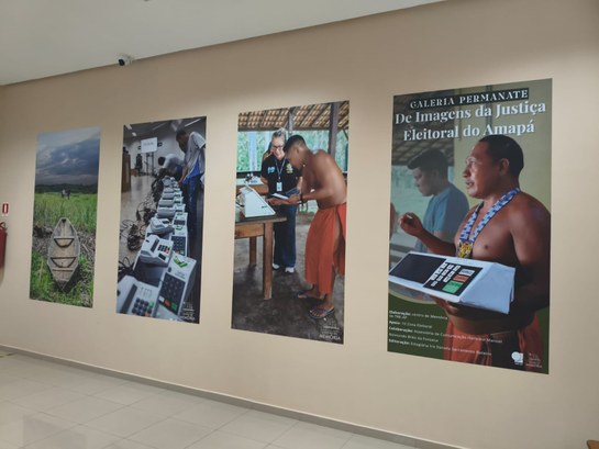 Galeria permanente retrata o trabalho da Justiça Eleitoral do Amapá em imagens A galeria foi criada também como uma forma de valorizar servidores, mesários e eleitores.