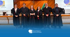 Juízes Normandes Souza e Gelcinete Rocha Lopes se despedem do Pleno do TRE-AP