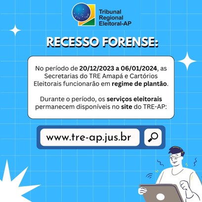 Os serviços on-line permanecem disponíveis para o eleitor