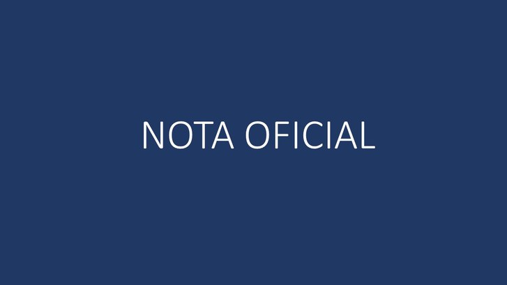 NOTA OFICIAL