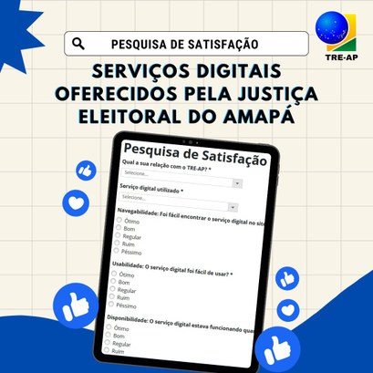 A consulta tem o propósito de avaliar aspectos como a navegabilidade, agilidade e acessibilidade...