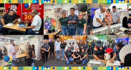Pilili, brincadeiras e cidadania marcam encerramento da participação do TRE-AP na 55ª Expofeira