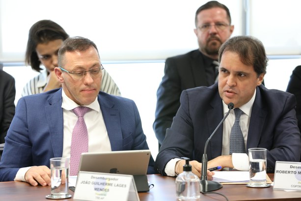 Presidente do TRE Amapá participa de reunião com o Ministro Alexandre de Moraes, presidente do TSE Desembargador João Lages reforçou a preocupação do TRE-AP combate a desinformação