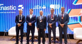 Presidente do TRE Amapá participa do 4º Encontro Nacional de Tecnologia e Inovação da Justiça El...