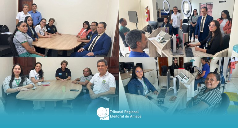Presidente do TRE Amapá realiza visitas institucionais a Zonas Eleitorais do interior do Estado Presidente do TRE Amapá realiza visitas institucionais a Zonas Eleitorais do interior do Estado