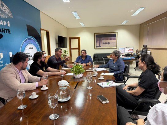 Reunião discute estratégias para intensificar campanha de coleta biométrica no Amapá Reunião discute estratégias para intensificar campanha de coleta biométrica no Amapá