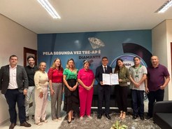 Servidora Juliana Cordeiro Costa toma posse como Assessora de Planejamento e Gestão Judiciária d...