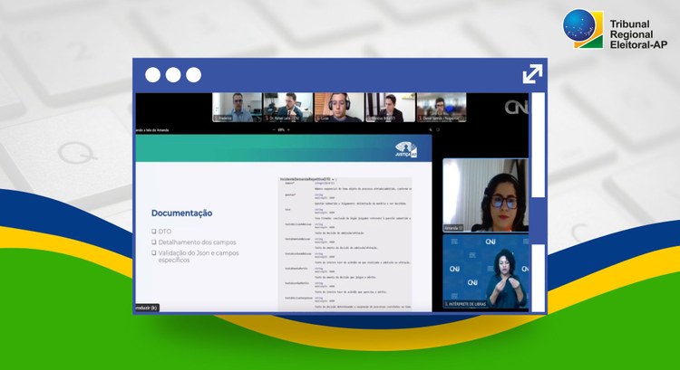 Servidores do TRE Amapá participam de webinário promovido pelo CNJ Servidores do TRE Amapá participam de webinário promovido pelo CNJ