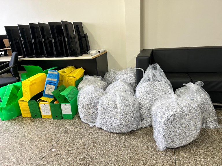 Sustentabilidade: TRE Amapá descartou mais de 2 toneladas de material