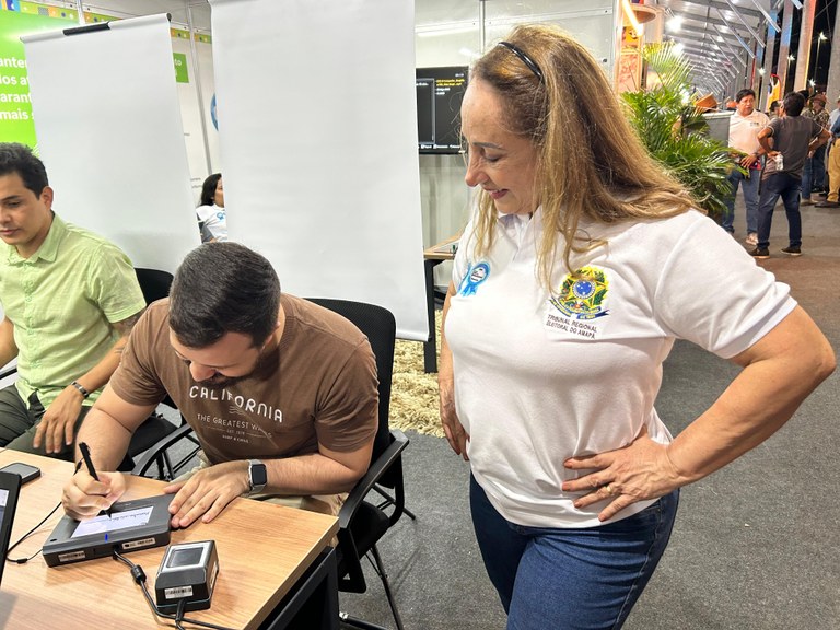 TRE Amapá conclui atendimentos na 54ª Expofeira e aproxima a Justiça Eleitoral do eleitor