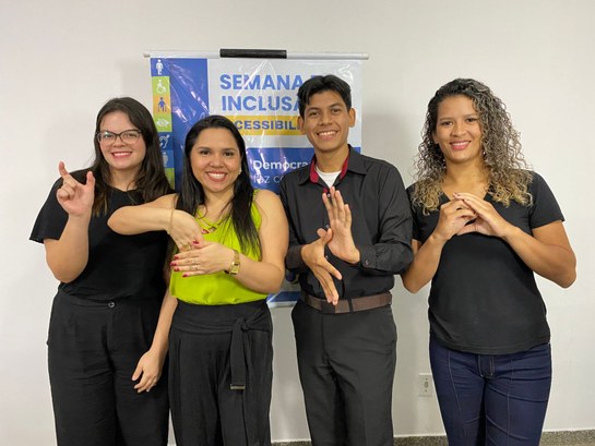 TRE Amapá conclui Semana da Inclusão e Acessibilidade + com serviços eleitorais utilizando a Cen...