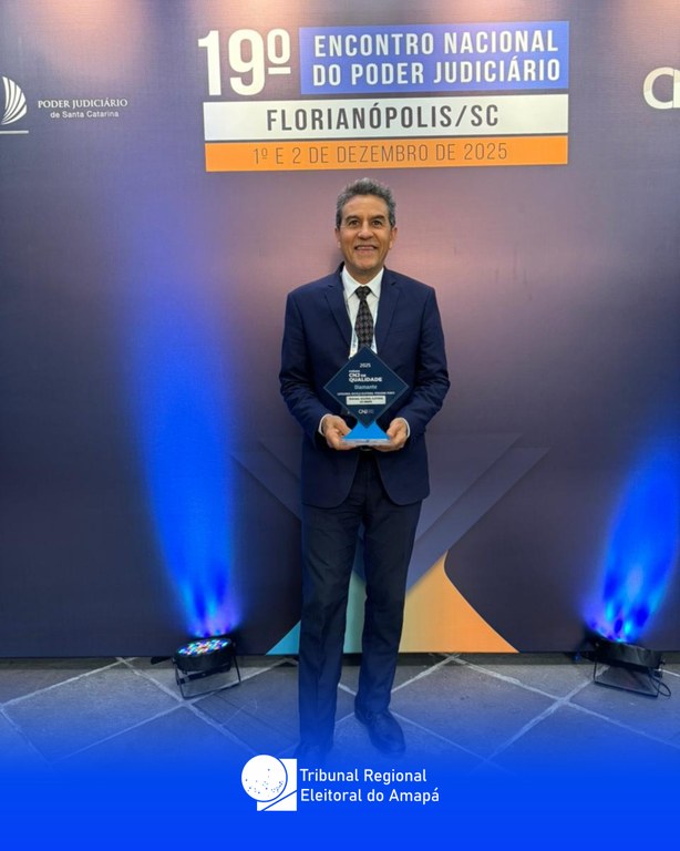 TRE Amapá conquista, pela terceira vez consecutiva, o Selo Diamante no Prêmio CNJ de Qualidade TRE Amapá conquista, pela terceira vez consecutiva, o Selo Diamante no Prêmio CNJ de Qualidade