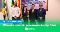 TRE Amapá dá posse a três novos servidores da Justiça Eleitoral