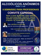 TRE Amapá é parceiro do II Seminário para Profissionais – AA