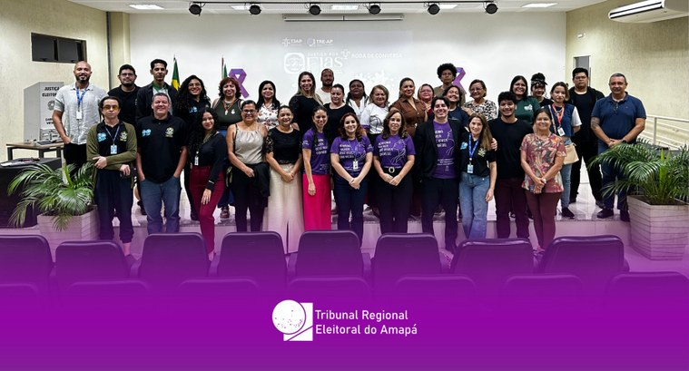 TRE Amapá encerra programação do Agosto Lilás com roda de conversa sobre a Rede de Proteção às M...