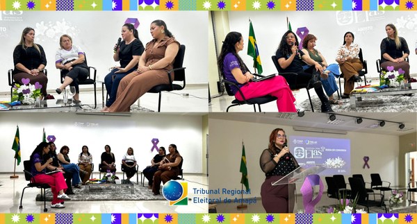 TRE Amapá encerra programação do Agosto Lilás com roda de conversa sobre a Rede de Proteção às Mulheres