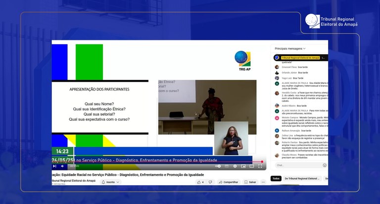 TRE Amapá inicia curso de capacitação em equidade racial