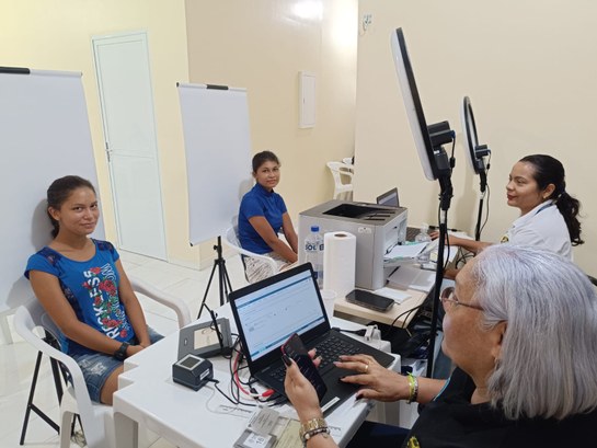 TRE Amapá participa da 150ª Jornada Fluvial Itinerante do TJAP e leva serviços eleitorais ao Distrito do Bailique TRE Amapá participa da 150ª Jornada Fluvial Itinerante do TJAP e leva serviços eleitorais ao Dis...