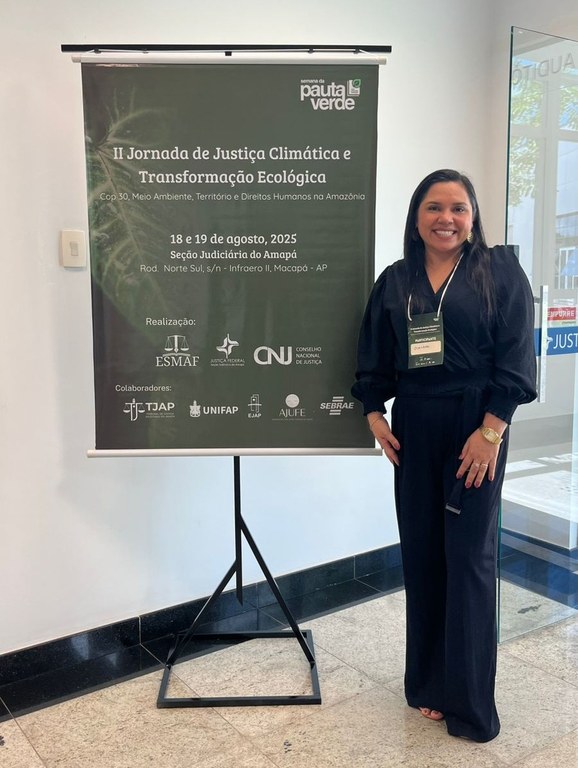 TRE Amapá participa da II Jornada de Justiça Climática e Transformação Ecológica