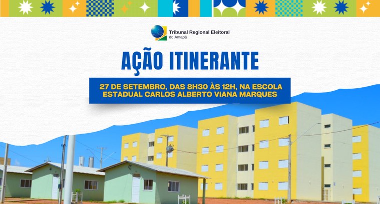 TRE Amapá participa de ação social no Residencial Miracema