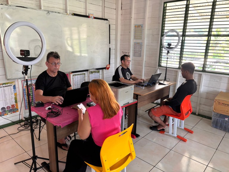 TRE Amapá percorre região ribeirinha de Itaubal e Macapá levando serviços eleitorais